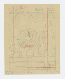 1:1000; plan stan z roku 1847, skan 1