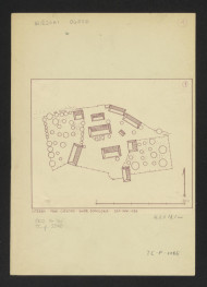 plan sytuacyjny /Zakład Architektury Politechniki inwentaryzacja 438/, skan 1