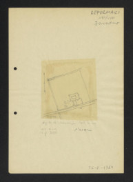 plan sytuacyjny klasztoru Reformatów /XVIII/ według M. Birkenmajer, Pracownie Konserwacji Zabytków, Warszawa, skan 1