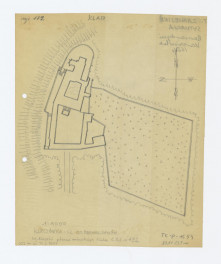 plan sytuacyjny klasztoru, 1:1000, skan 1