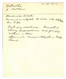 wypis z orzeczenia konserwatorskiego z 1946 r.     , skan 1