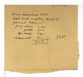 Notatka dotycząca prawa autorskiego z etapu 1956 r. , skan 1