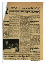 wycinek z „Życie Warszawy – dodatek ilustrowany” z 24 października 1965 r.  , skan 1