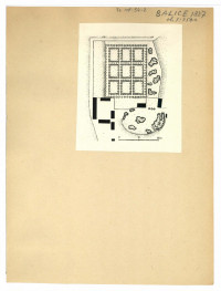 plan według stanu z 1827; wycinek z Gerarda Ciołek, Ogrody polskie, Warszawa 1954 (il. 64) , skan 1