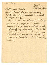 wypis z Tek Łopacińskiego t. 56/III, s. 28 i 94, skan 2