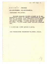wypis z Weber R., Schlesische Schloesser, t. III , skan 1