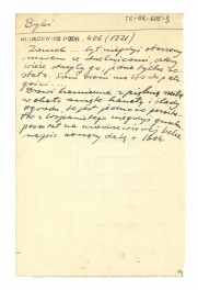 wypis z Niemcewicz J.U., Podróże historyczne po ziemiach polskich: do 1811 do 1828, Paryż; Petersburg 1858, s. 406 , skan 1
