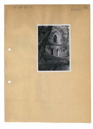 fotografia czarno-biała, Domek Gotycki, skan 1