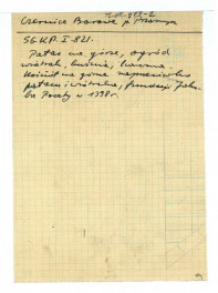 wypis z Słownik Geograficzny Królestwa Polskiego t. I, s. 821 dotycząca miejscowego pałacu i ogrodu , skan 1