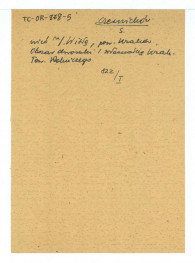 wypis z Kwestionariusz Ministerstwa Kultury i Sztuki z 1957 r. , skan 2