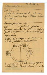notatka dotycząca parki i pałacu na podstawie Orłowicz M., Przewodnik po Poznańskim, Warszawa 1923, s. 106; notatka na podstawie Durczykiewicz L., Dwory polskie w Wielkim Księstwie Poznańskim, Poznań 1912, s. 10 dotycząca miejscowego pałacu i parku oraz właściciela posesji; ponadto szkic planu podjazdu z widocznym portykiem elewacji frontowej i oficynami; notatki i szkice sporządzone na podst. opisu i fotografii zamieszczone w tymże wydawnictwie , skan 1