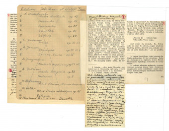 wycinek z czasopisma „Ziemia” z 1913 r. (zeszyt 29) zawierający tekst (uzupełniony rękopiśmiennymi notatkami) autorstwa Elżbiety Parys Nowickiej dotyczący Arkadii, skan 1