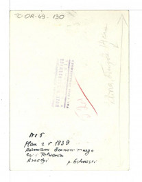 fotografia czarno-biała, plan ogrodu z 1839 roku, skan 2