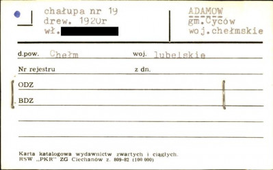 chałupa, skan 1