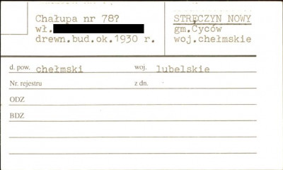 chałupa, skan 1
