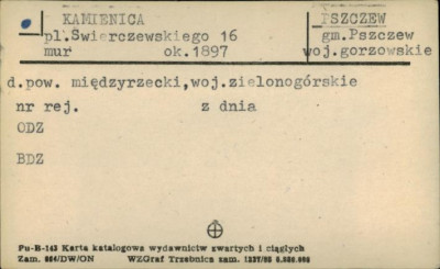 kamienica, skan 1