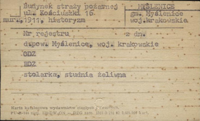 budynek straży pożarnej, skan 1