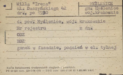 willa Irena, skan 1