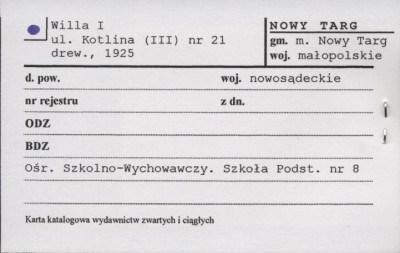 willa I, skan 1
