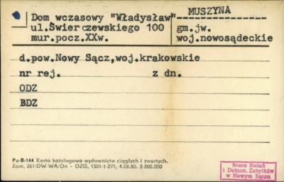dom wczasowy Władysław, skan 1