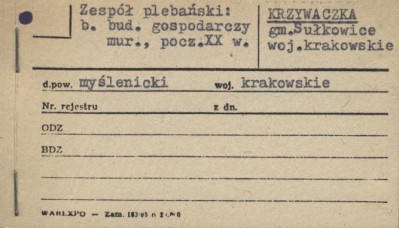 zespół plebański: budynek gospodarczy, skan 1