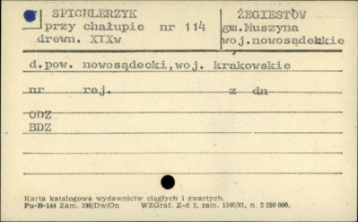 spichlerzyk przy chałupie, skan 1