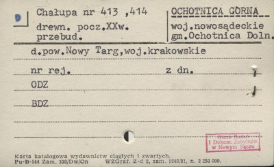 chałupa, skan 1