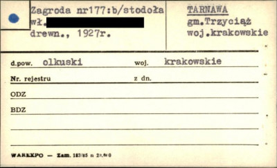 stodoła w zagrodzie, skan 1