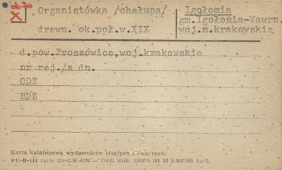 organistówka /chałupa/, skan 1