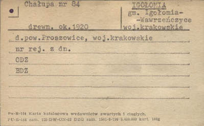 chałupa, skan 1