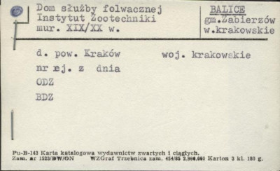 dom służby folwarcznej, skan 1