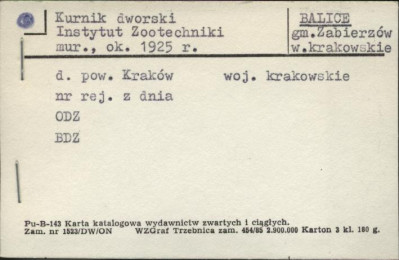 kurniki dworskie, skan 1