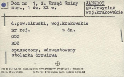 dom, d. Urząd Gminy, skan 1