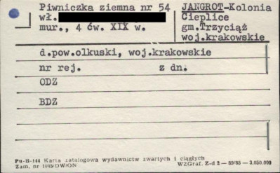 piwniczka ziemna, skan 1