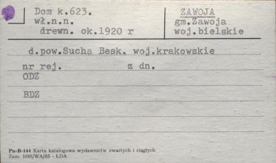 dom k. 623, skan 1