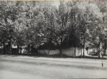 zagroda - dom, obórka, stodoła, skan 3