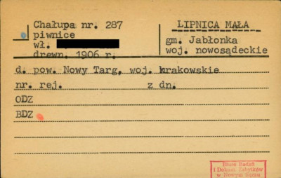 chałupa - piwnice, skan 1