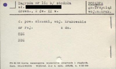 stodoła w zagrodzie, skan 1