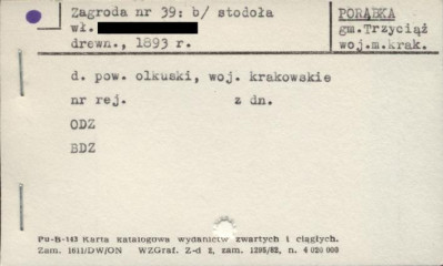 stodoła w zagrodzie, skan 1