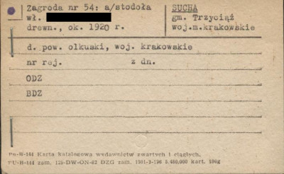 stodoła w zagrodzie, skan 1