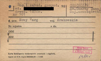 dom i zabudowa gospodarcza, skan 1