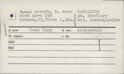 budynek mieszk. b. n-ru obok n-ru 198, skan 1