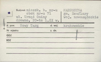 budynek mieszk. b. n-ru obok n-ru 71, skan 1