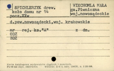 spichlerzyk koło domu, skan 1