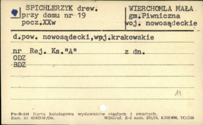 spichlerzyk przy domu, skan 1