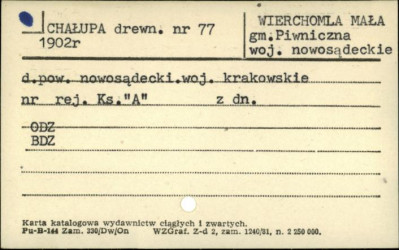 chałupa, skan 1