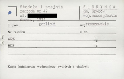 stodoła i stajnia, zagroda, skan 1