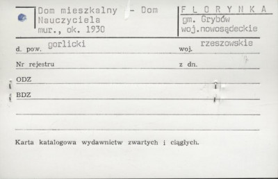 dom mieszkalny - dom nauczyciela, skan 1