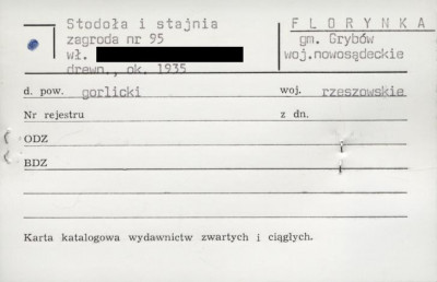 stodoła i stajnia, zagroda, skan 1