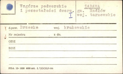 wzgórze podworskie i pozostałości dworu I, skan 1
